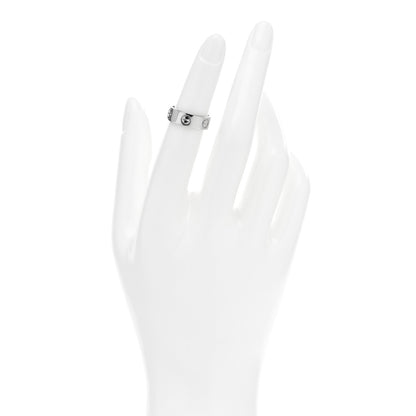 Cartier 18K White Gold 5.5mm LOVE Ring 48 4.5 2 of 4