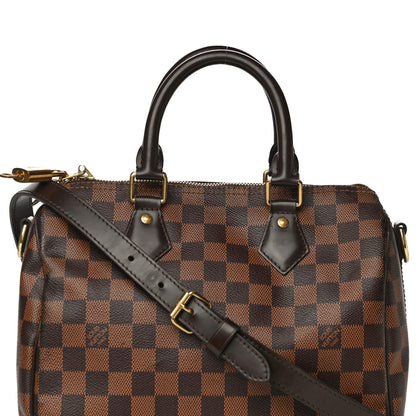 Louis Vuitton Damier Ebene Speedy Bandouliere 25 7 of 22