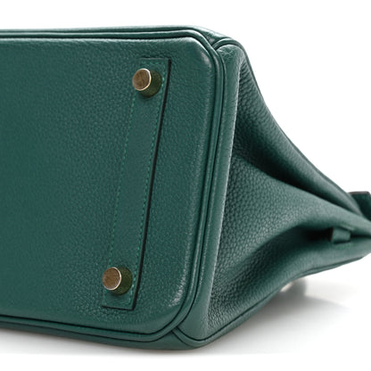 Hermes Togo Birkin 25 Malachite 10 of 10
