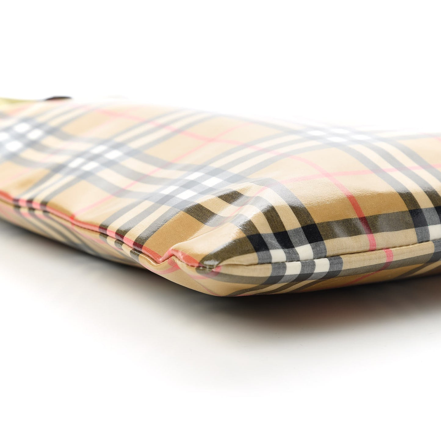 Coated Canvas Vintage Check Shopper Tote Antique Yellow