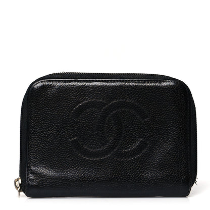 Chanel Caviar Timeless CC Zip Around Organizer Wallet 1 of 12