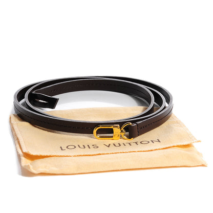 Louis Vuitton Calfskin 12mm Favorite Long Strap Brown 4 of 4