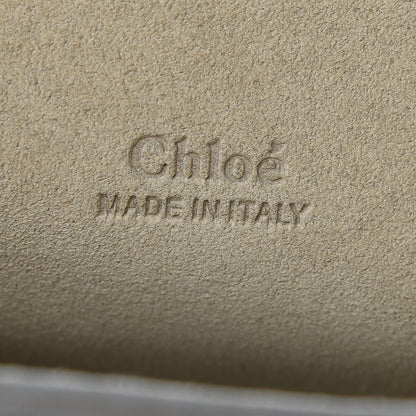 Chloe Grained Calfskin Smooth Lambskin Medium Faye Shoulder Bag Milky Coffee 8 of 9