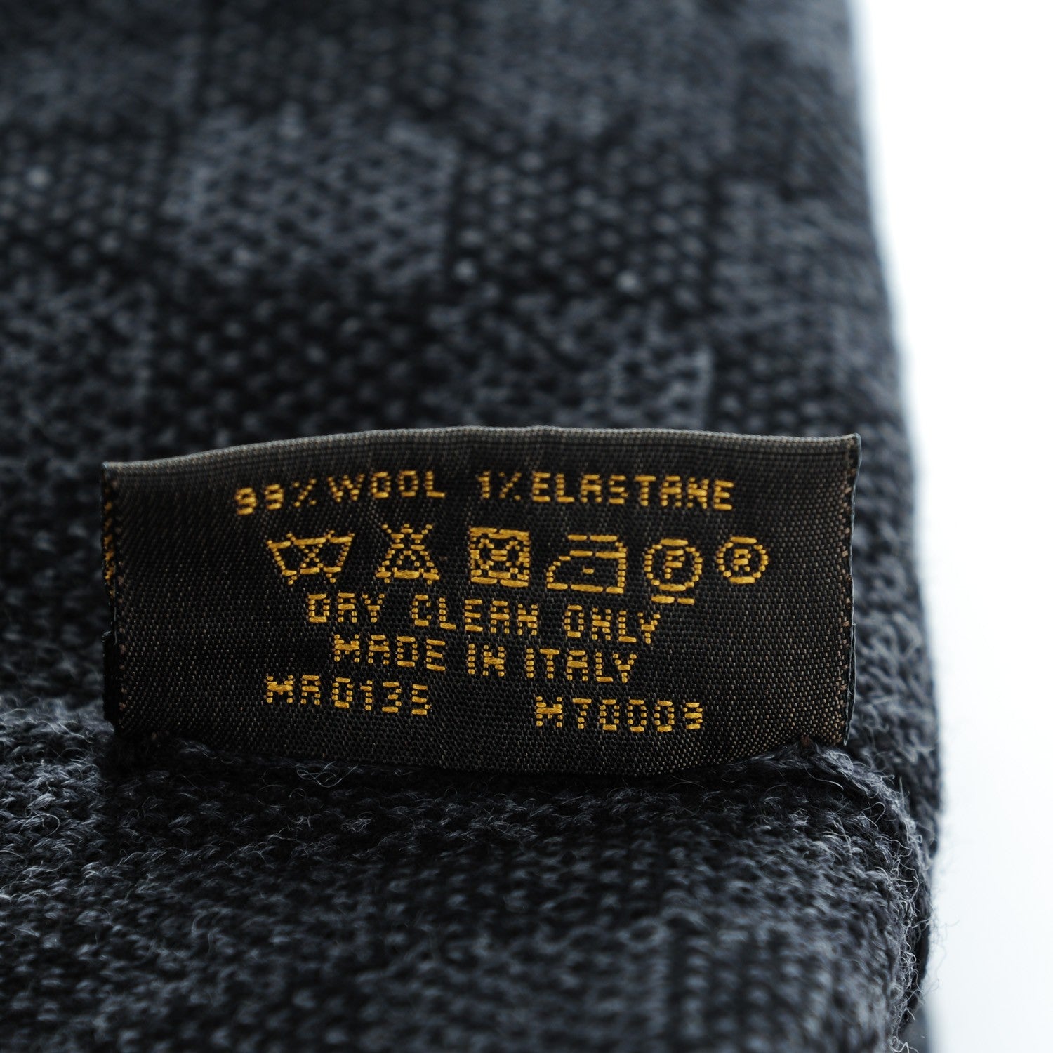 Louis Vuitton Wool Petit Damier Hat NM Graphite 5 of 6