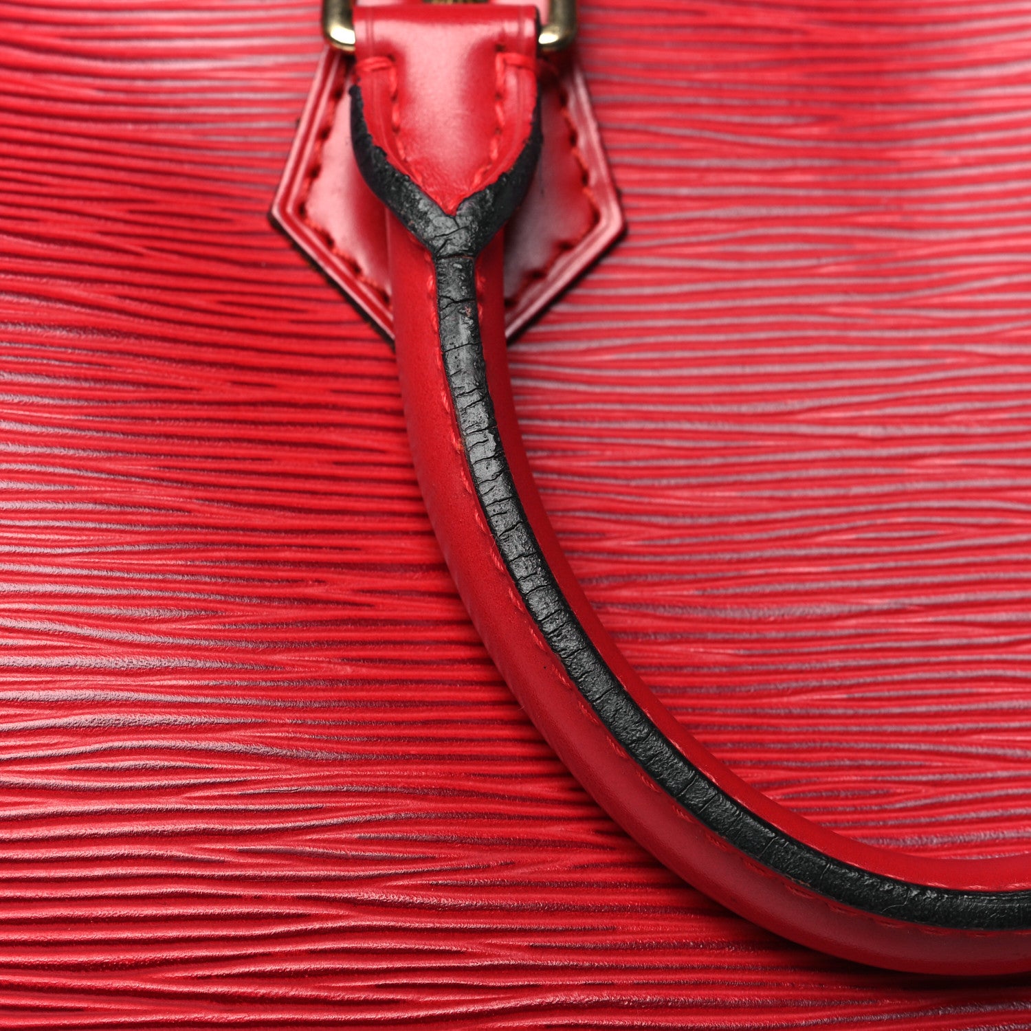 Louis Vuitton Epi Speedy 25 Castillan Red 12 of 15