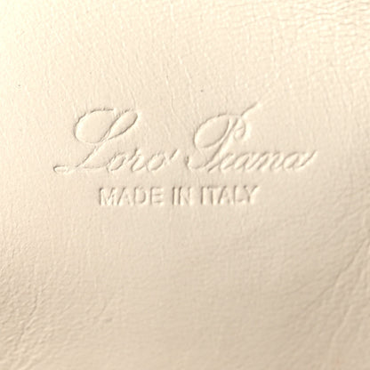 Loro Piana Grained Calfskin L19 Extra Pocket Pouch Whisper White 6 of 10