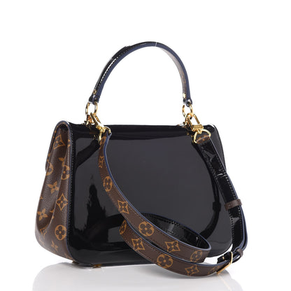 Louis Vuitton Patent Calfskin Monogram Cherrywood PM Black 3 of 7