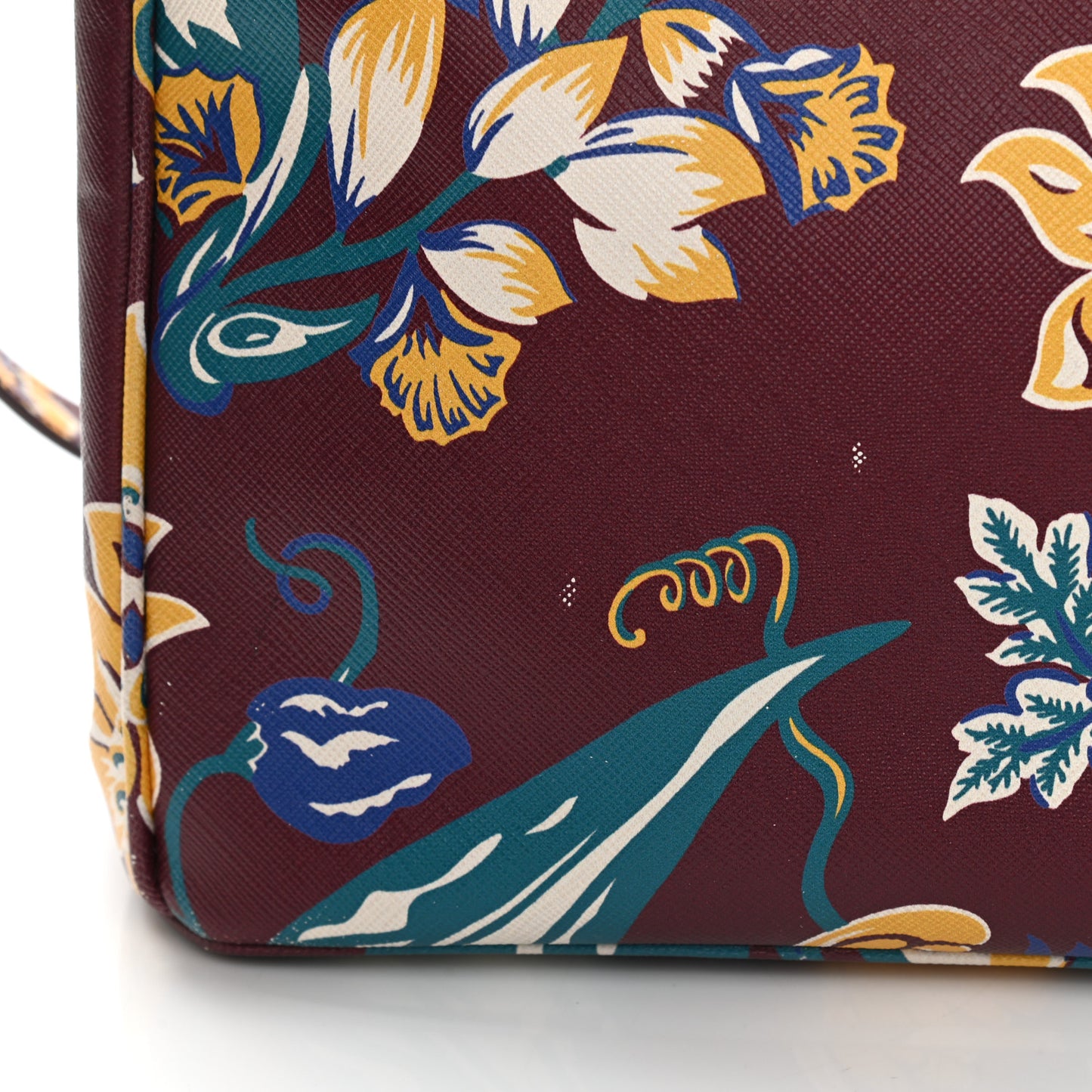 Saffiano Print Medium Galleria Double Zip Tote Amaranto
