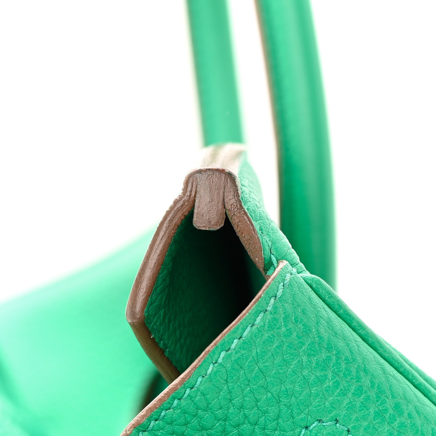 Hermes Taurillon Clemence Birkin 35 Menthe 18 of 26