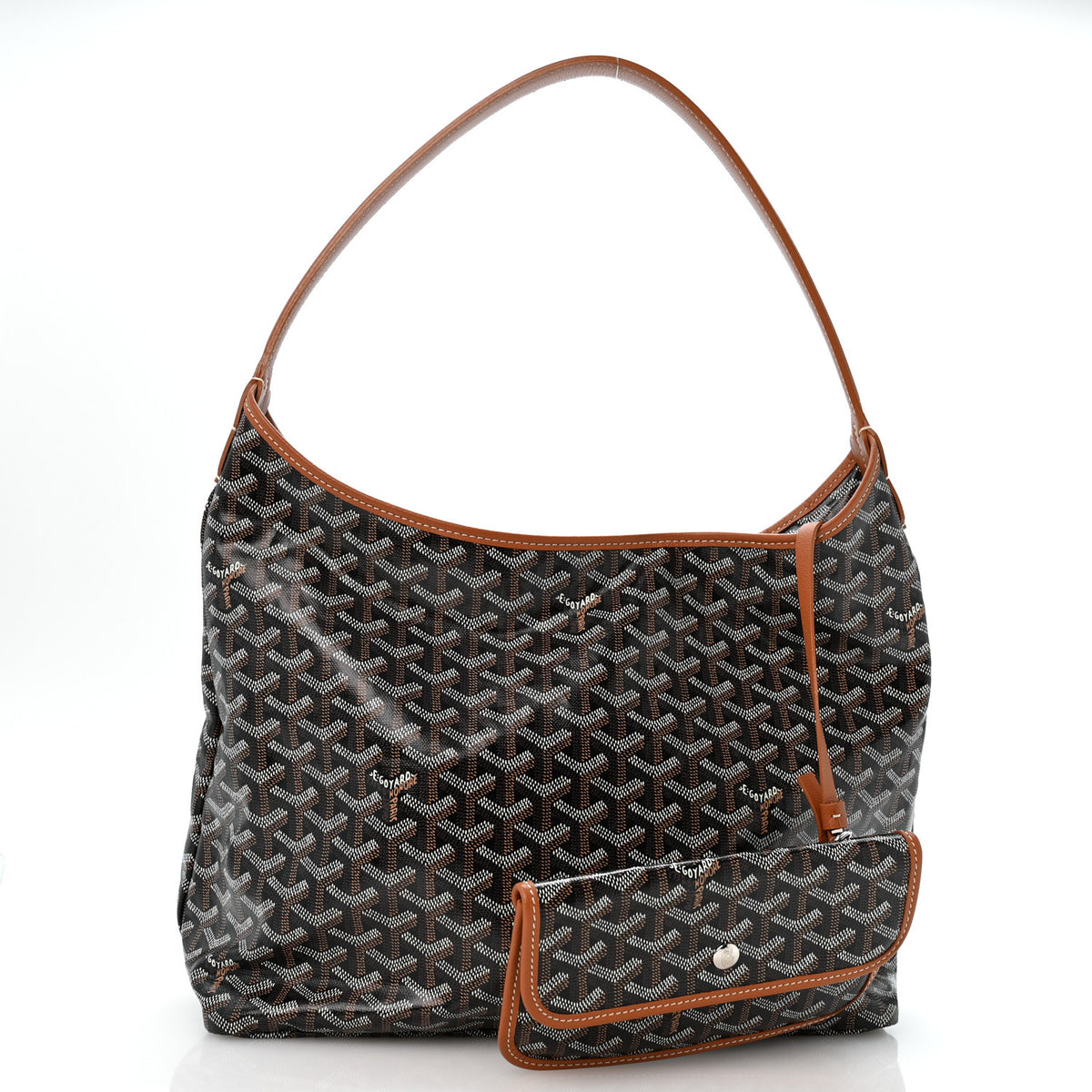 Goyardine Boheme Hobo Black Gold