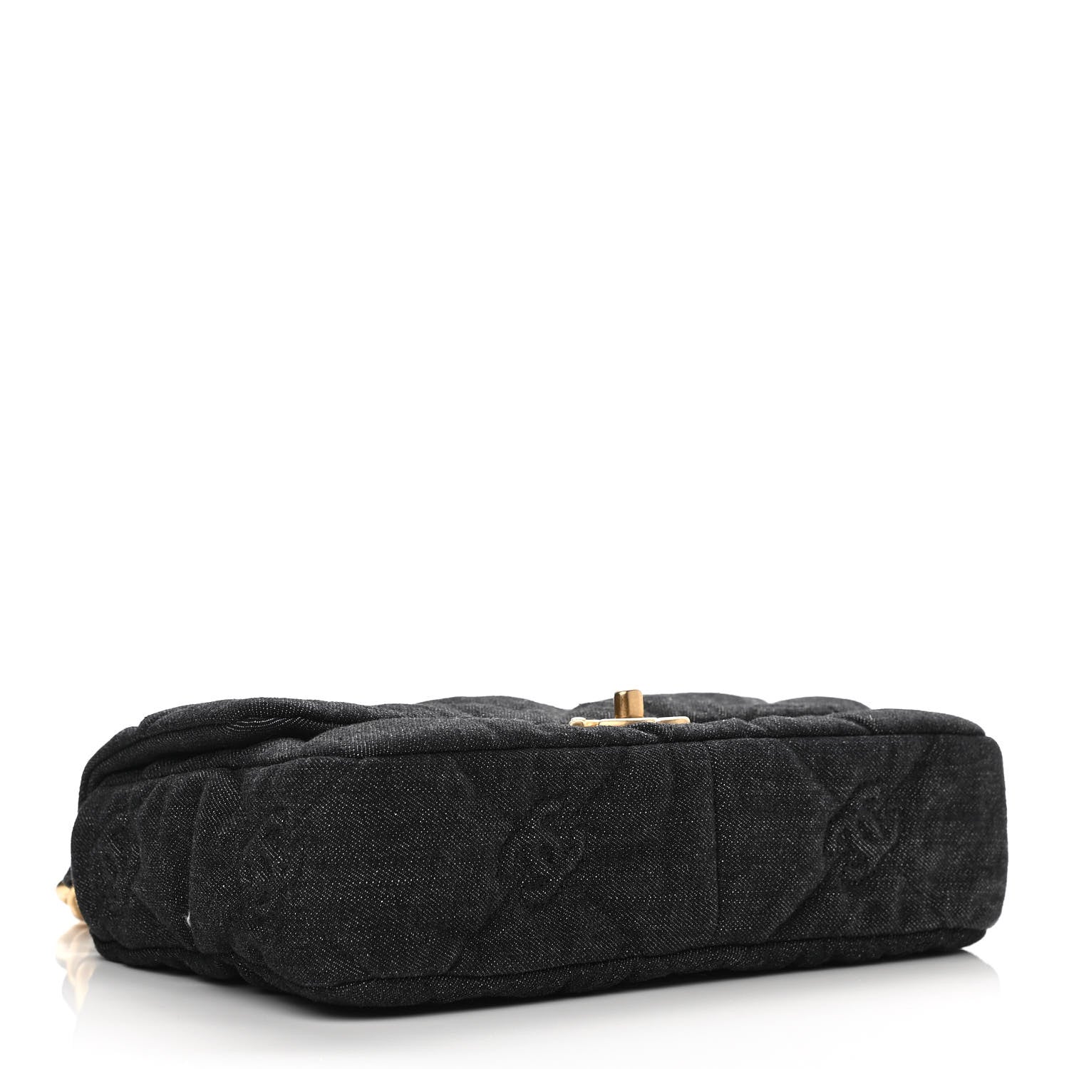 Chanel Denim Quilted Medium Funky Town Flap Black 4 of 11