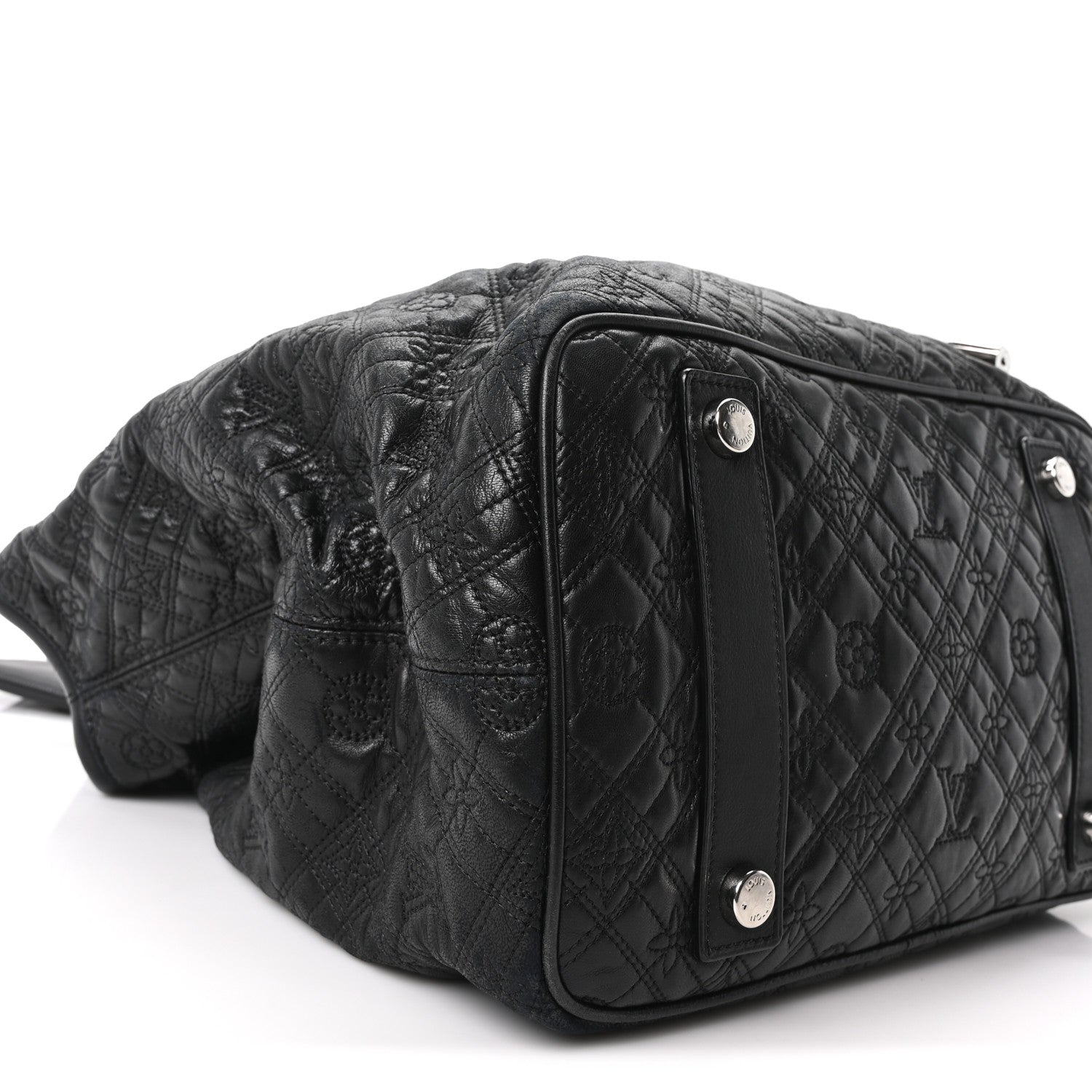 Louis Vuitton Monogram Lambskin Antheia Lilia GM Black 8 of 9