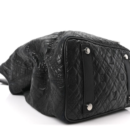 Louis Vuitton Monogram Lambskin Antheia Lilia GM Black 8 of 9