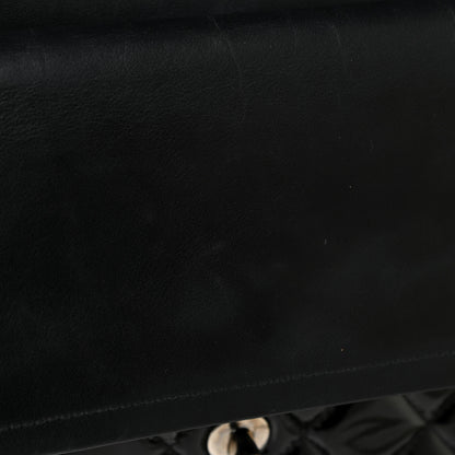 Chanel Patent Quilted Jumbo Double Flap Black 18 of 22