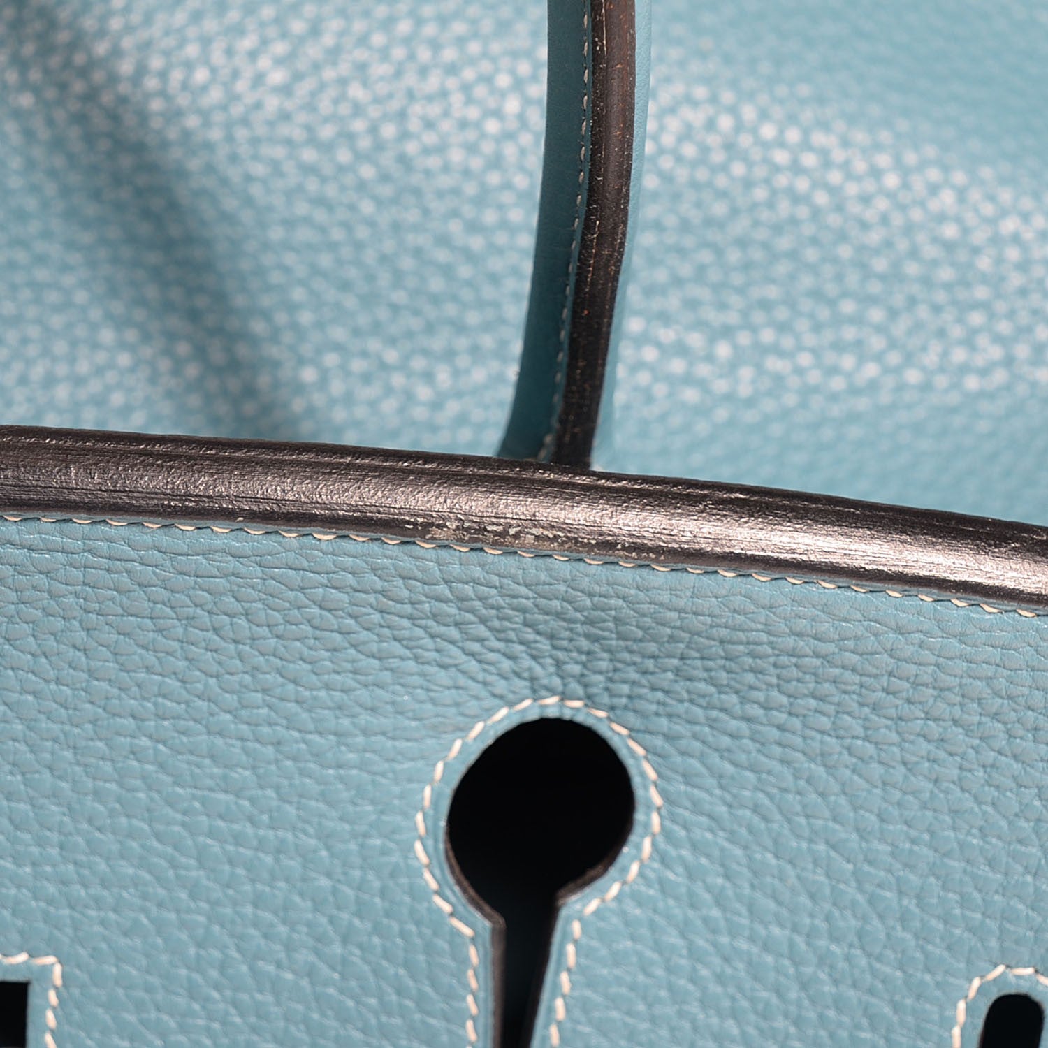 Hermes Togo Birkin 40 Blue Jean 5 of 30