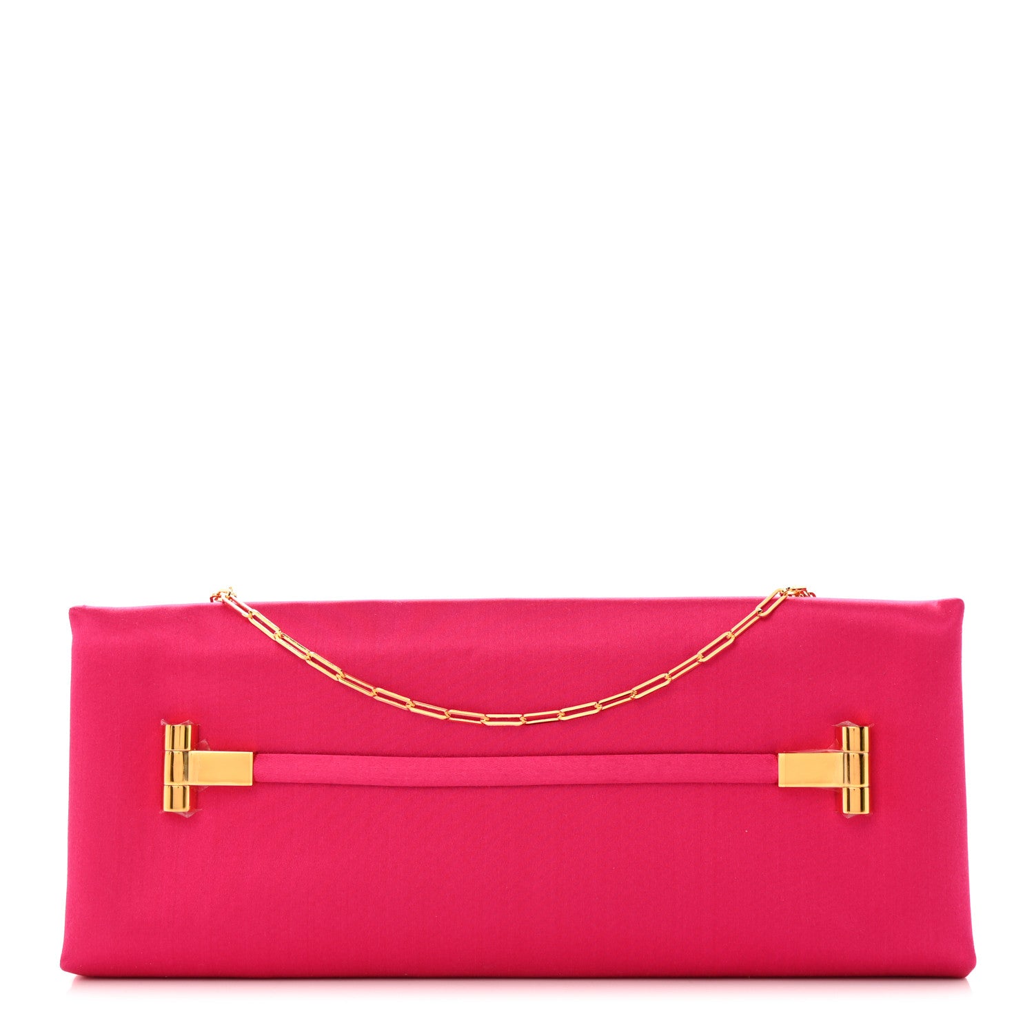Tom Ford Silk Small Clutch With Handle Pink 1 of 10