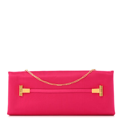 Tom Ford Silk Small Clutch With Handle Pink 1 of 10