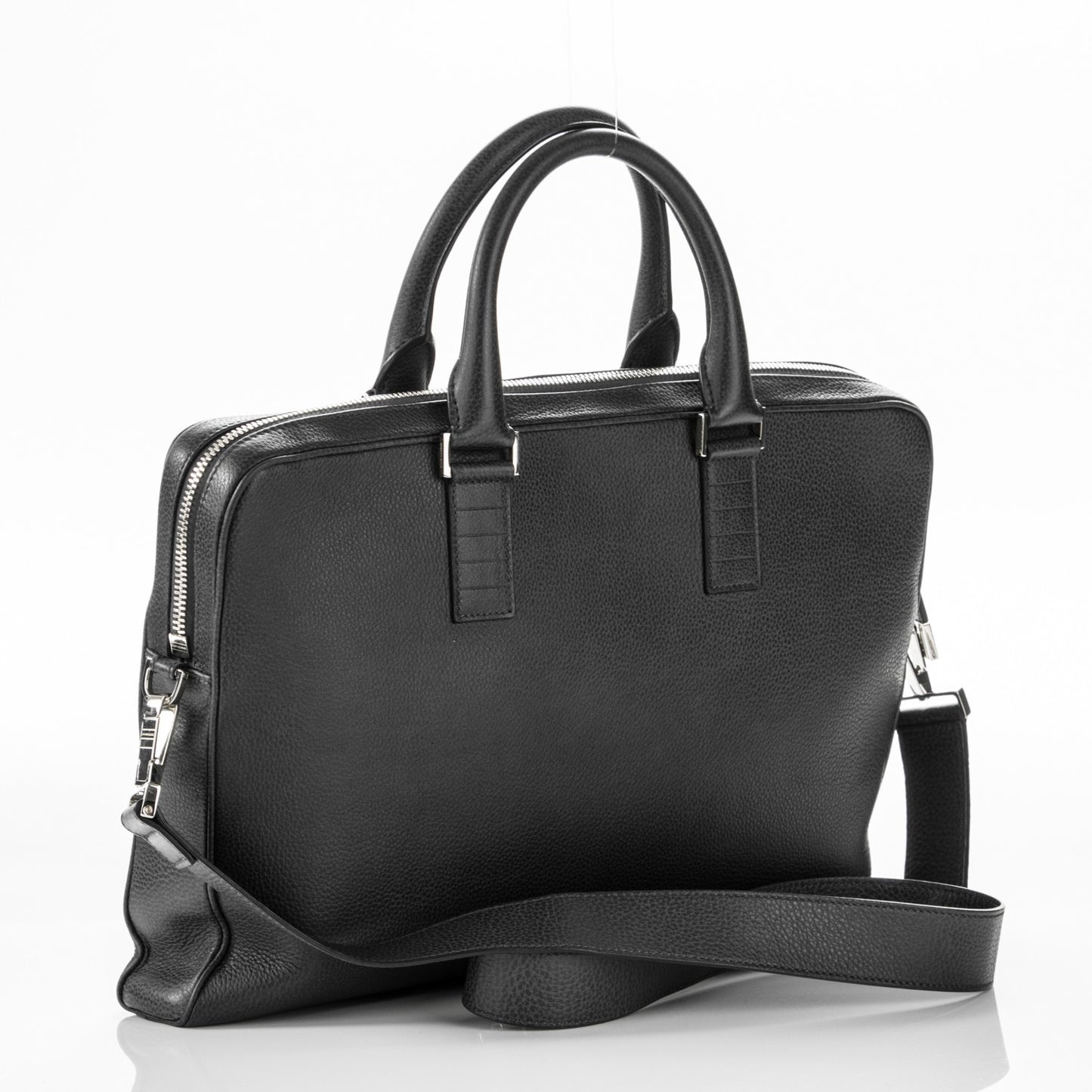 HOMME Calfskin Briefcase Grey