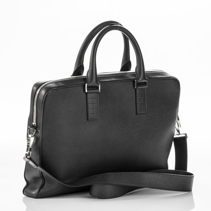 Christian Dior HOMME Calfskin Briefcase Grey 3 of 7