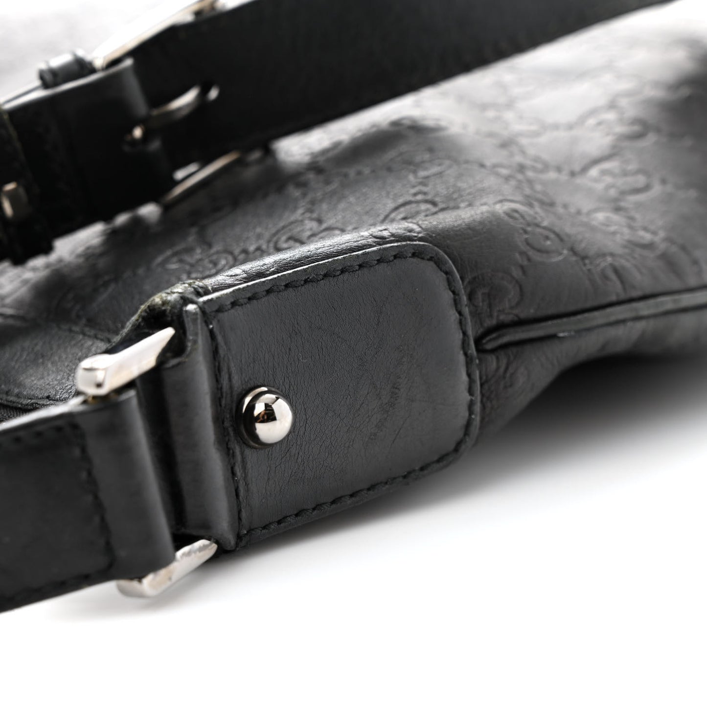 Guccissima GG Messenger Bag Black