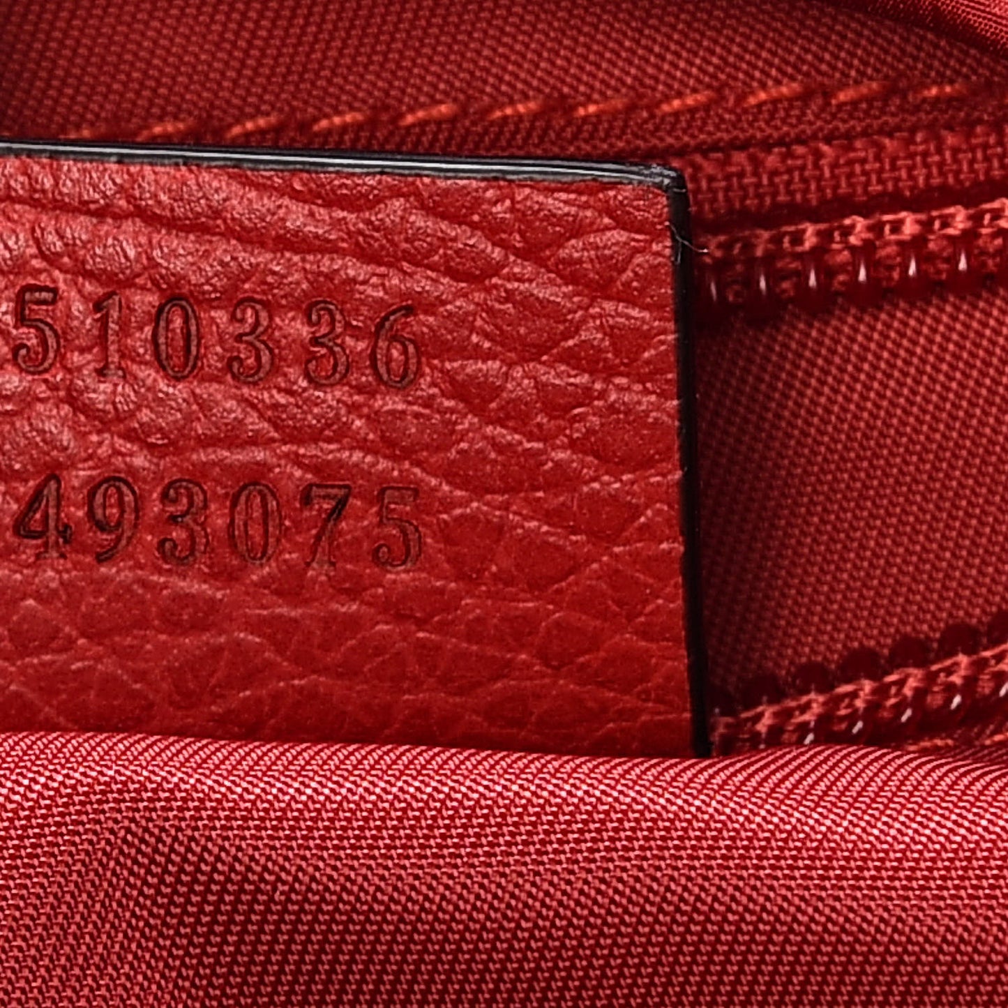 Nylon Monogram Dollar Calfskin Medium Light Double Buckle Backpack Vibrant Red