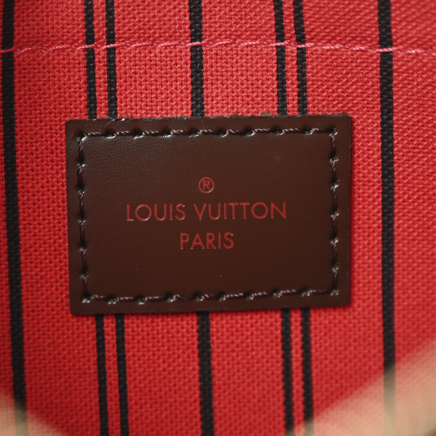 Louis Vuitton Damier Ebene Neverfull MM GM Pochette 6 of 12