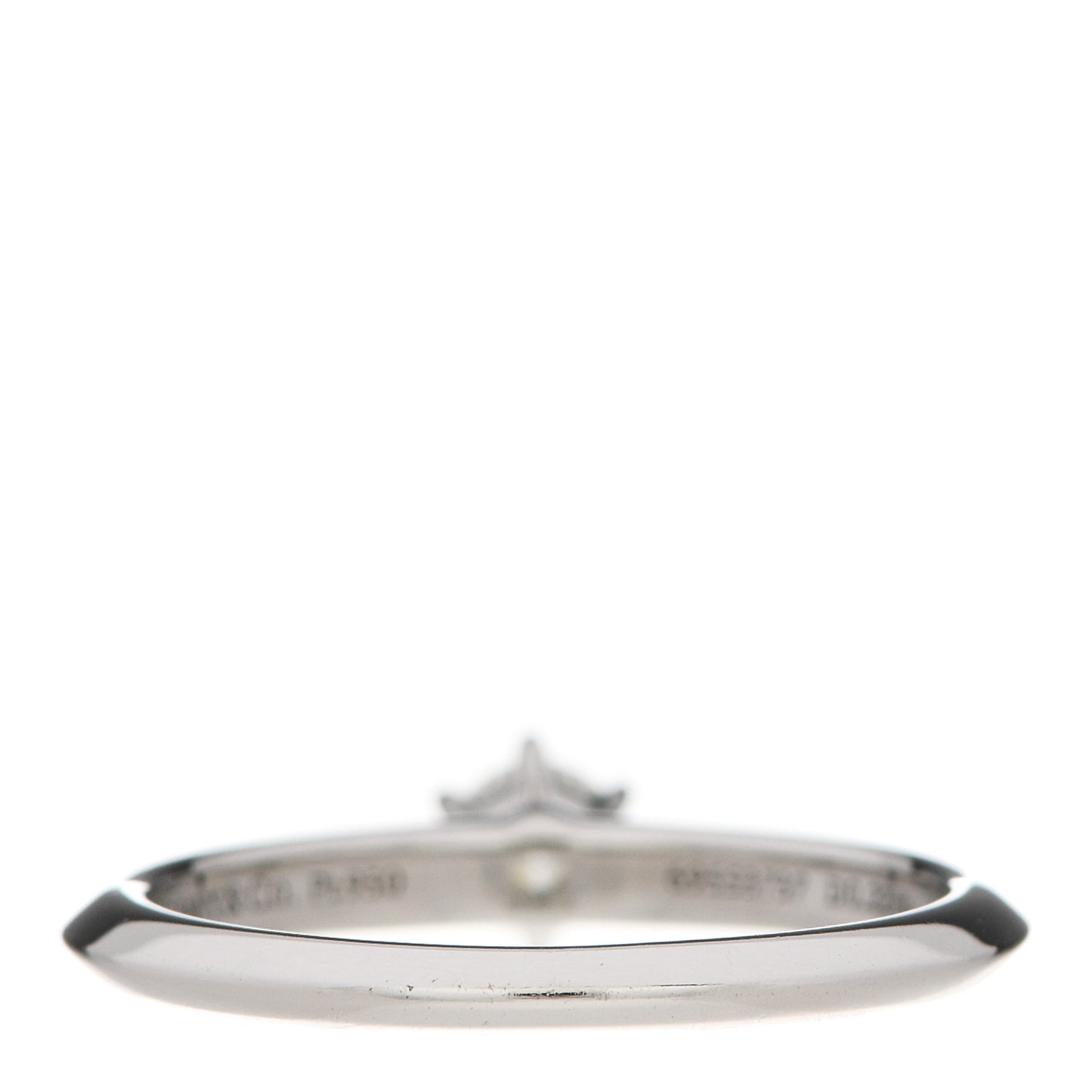 Platinum Diamond .22ct Solitaire Engagement Ring 51 5.75