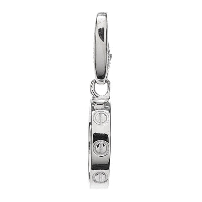 Cartier 18K White Gold LOVE Ring Charm 1 of 4