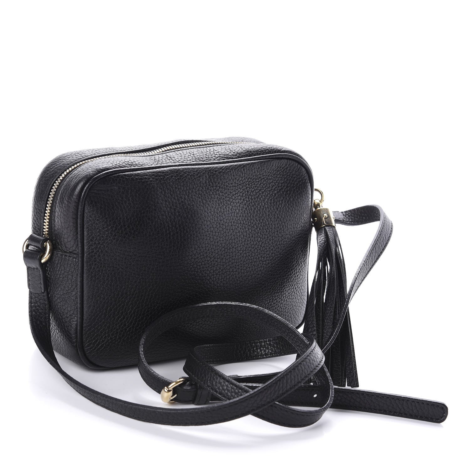 Gucci Pebbled Calfskin Small Soho Disco Bag Black 3 of 10