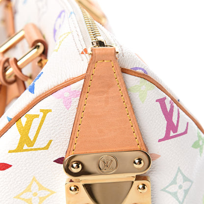Louis Vuitton Monogram Multicolor Speedy 30 White 8 of 14