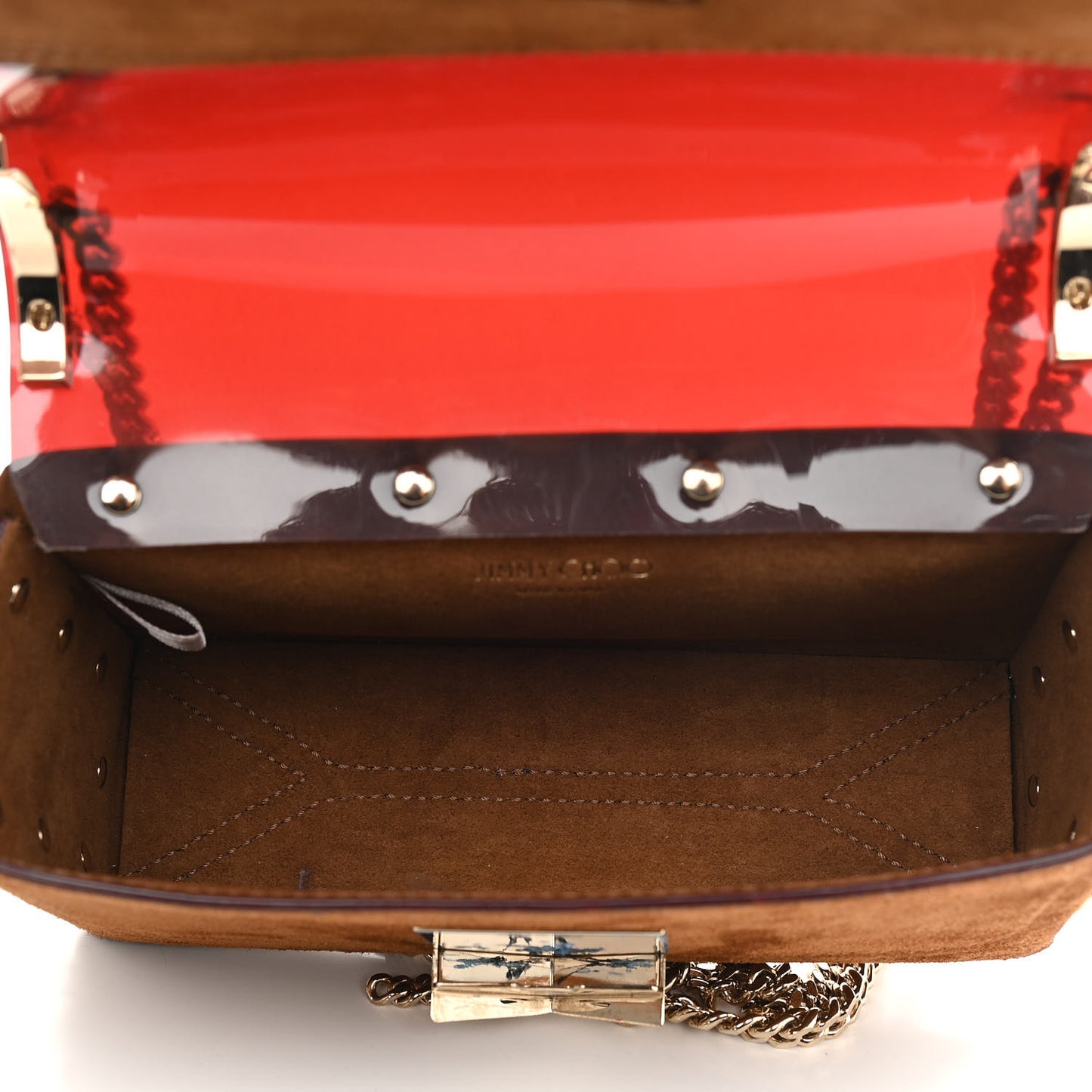 Suede Lockett Petite Shoulder Bag Brown