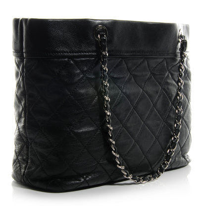 Chanel Calfskin Large Front Flap Tote Black 3 of 8