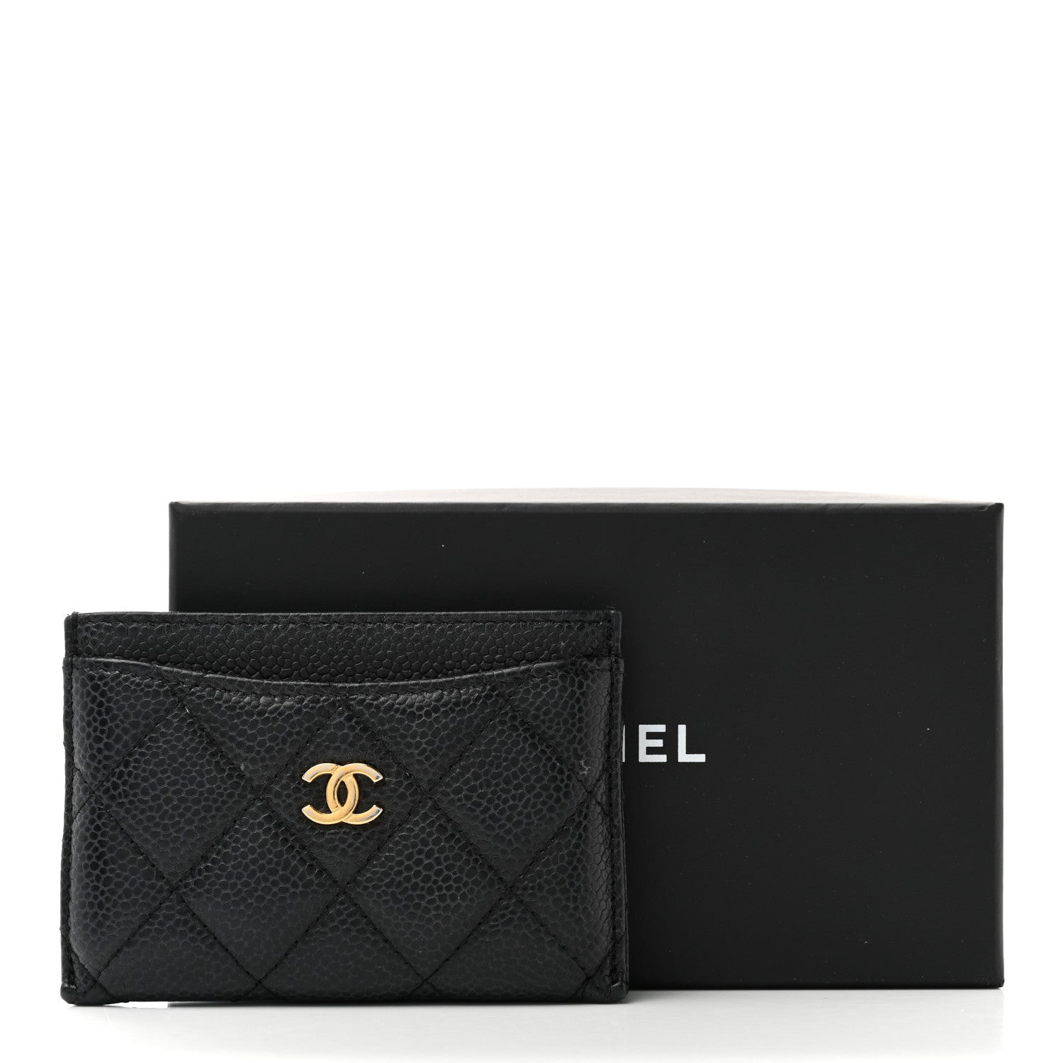 Chanel Caviar Quilted Card Holder Black 10 of 10