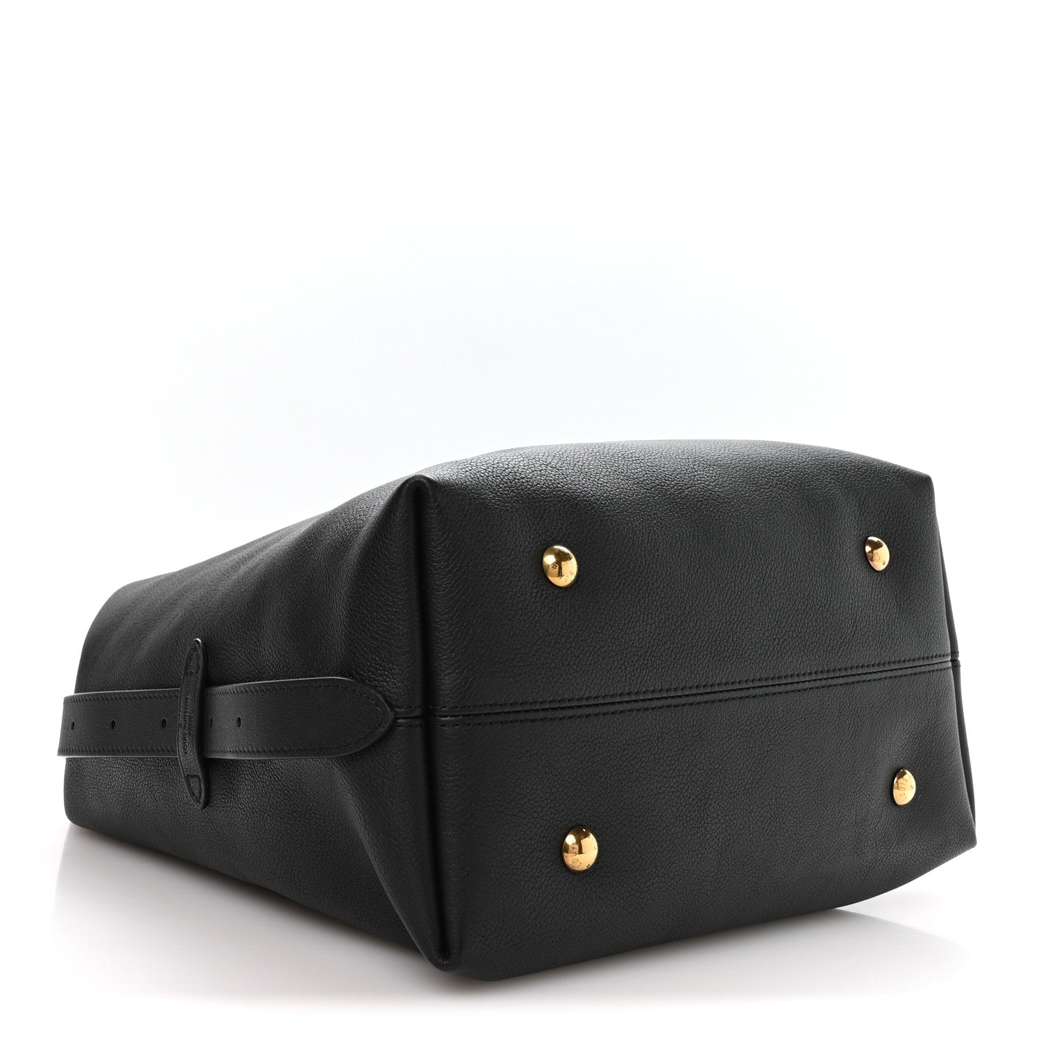 Louis Vuitton Grained Calfskin Low Key Hobo MM Black 5 of 10