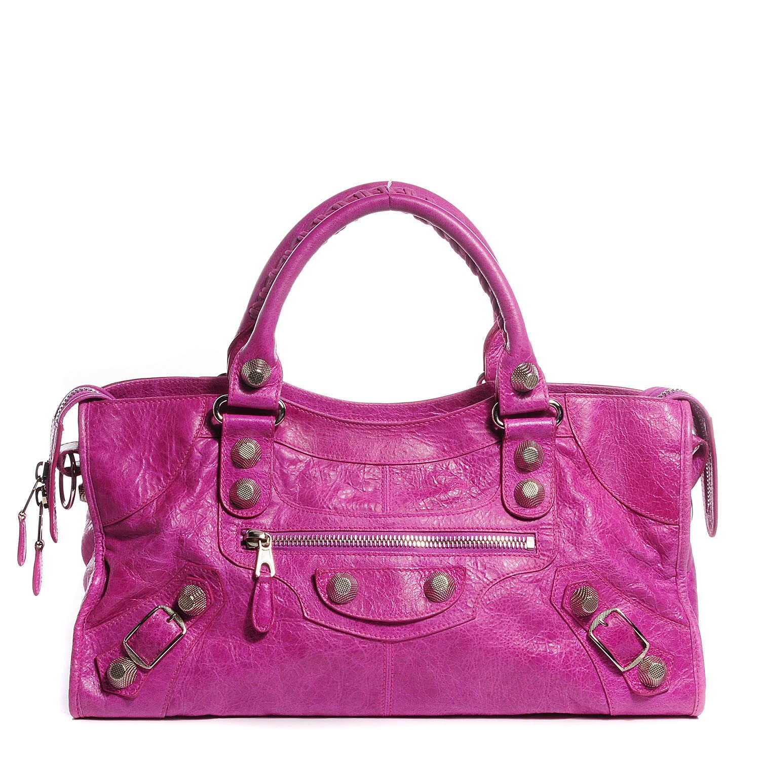 Balenciaga Agneau Giant 21 Silver Hardware Part Time Magenta 1 of 14