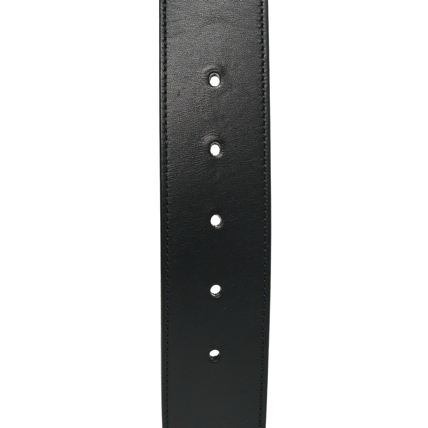 Gucci Moon Calfskin Pearl Double G 40mm Belt 95 38 Black Cream 6 of 7