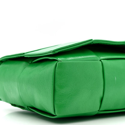 Bottega Veneta Paper Calfskin Intreccio Cassette Belt Bag Parakeet 8 of 11