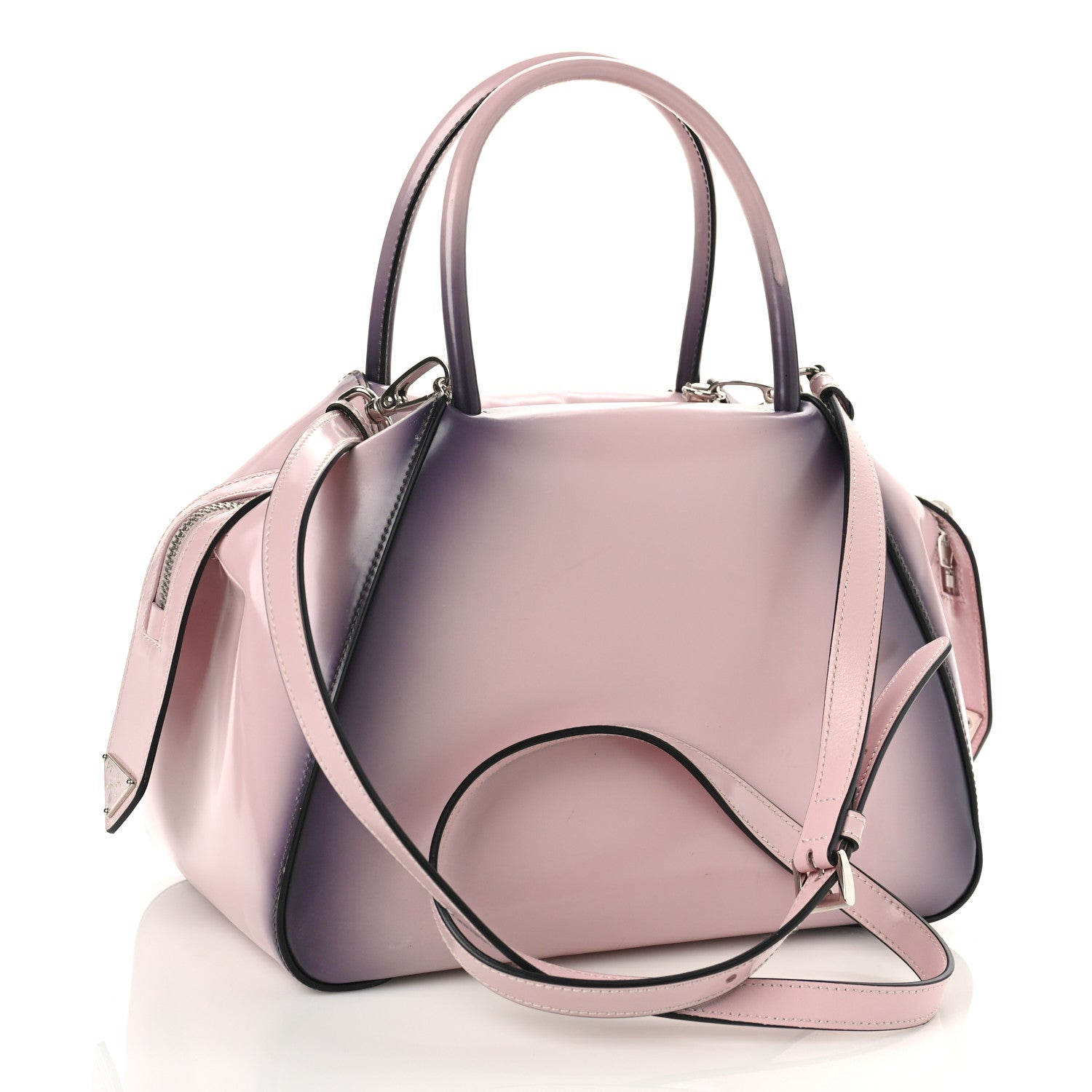 Prada Spazzolato Small Supernova Handbag Alabastro Sfumato 3 of 10