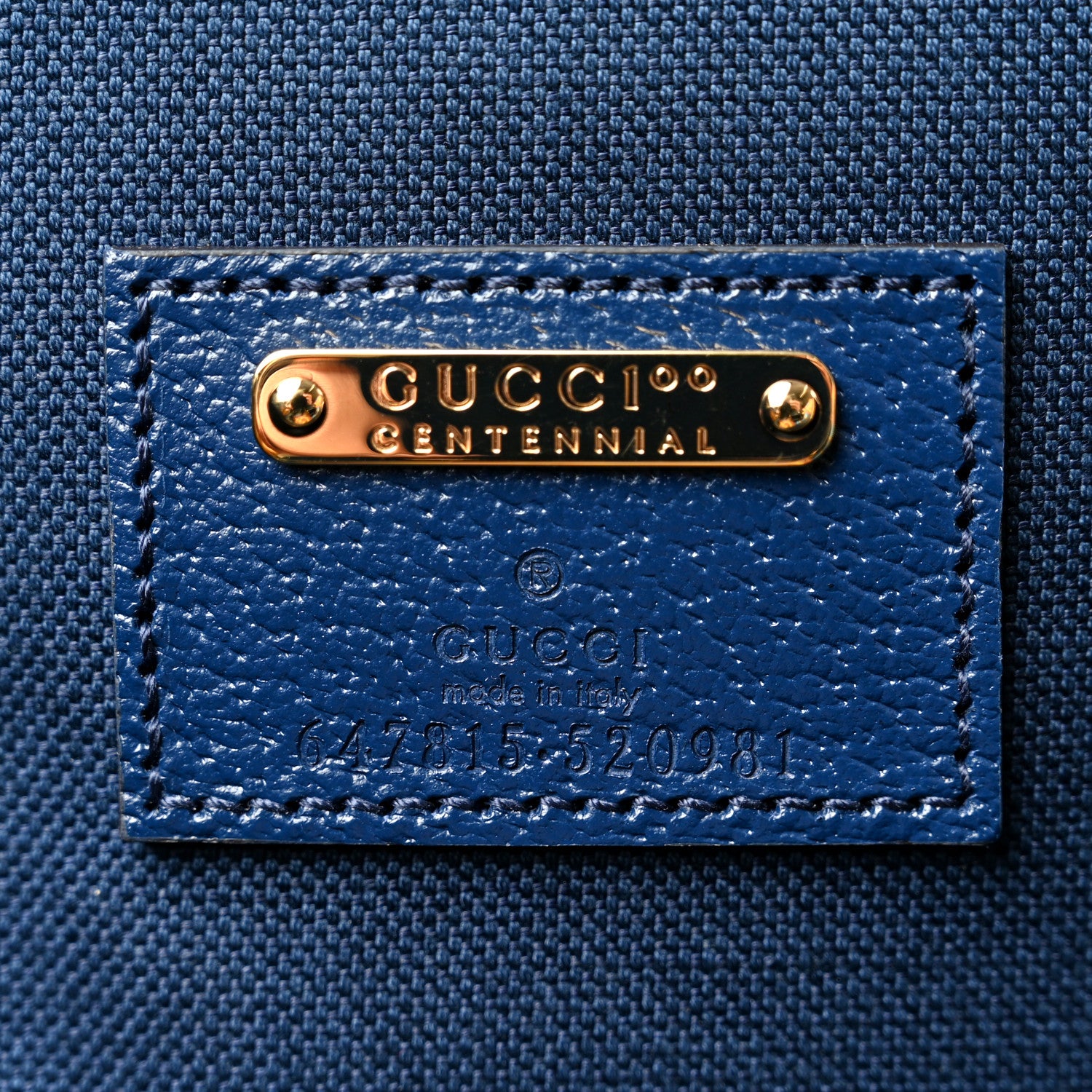 Gucci GG Supreme Kaleidoscope Calfskin Script Logo Gucci 100 Carry-On Duffle Bag Blue Orange Multicolor Blue Agata 5 of 8