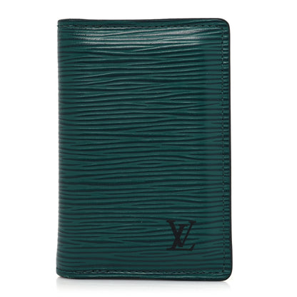 Louis Vuitton Epi Monogram Eclipse Pocket Organizer Deep Green 1 of 9