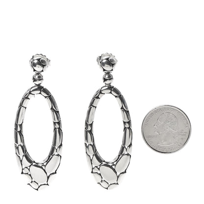 John Hardy Sterling Silver Kali Oval Drop Earrings 2 of 4