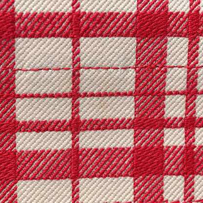 Christian Dior Canvas Embroidered Medium Check'n'Dior Book Tote Red Multicolor 12 of 12