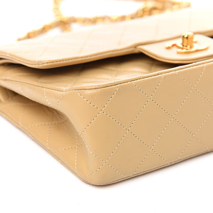 Chanel Lambskin Quilted Small Double Flap Beige 10 of 14