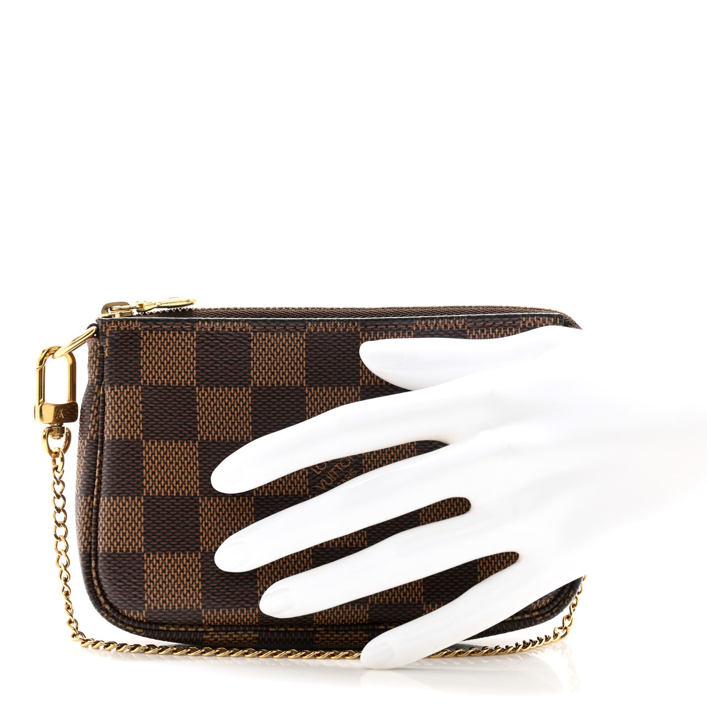LOUIS VUITTON Damier Ebene Mini Pochette Accessories