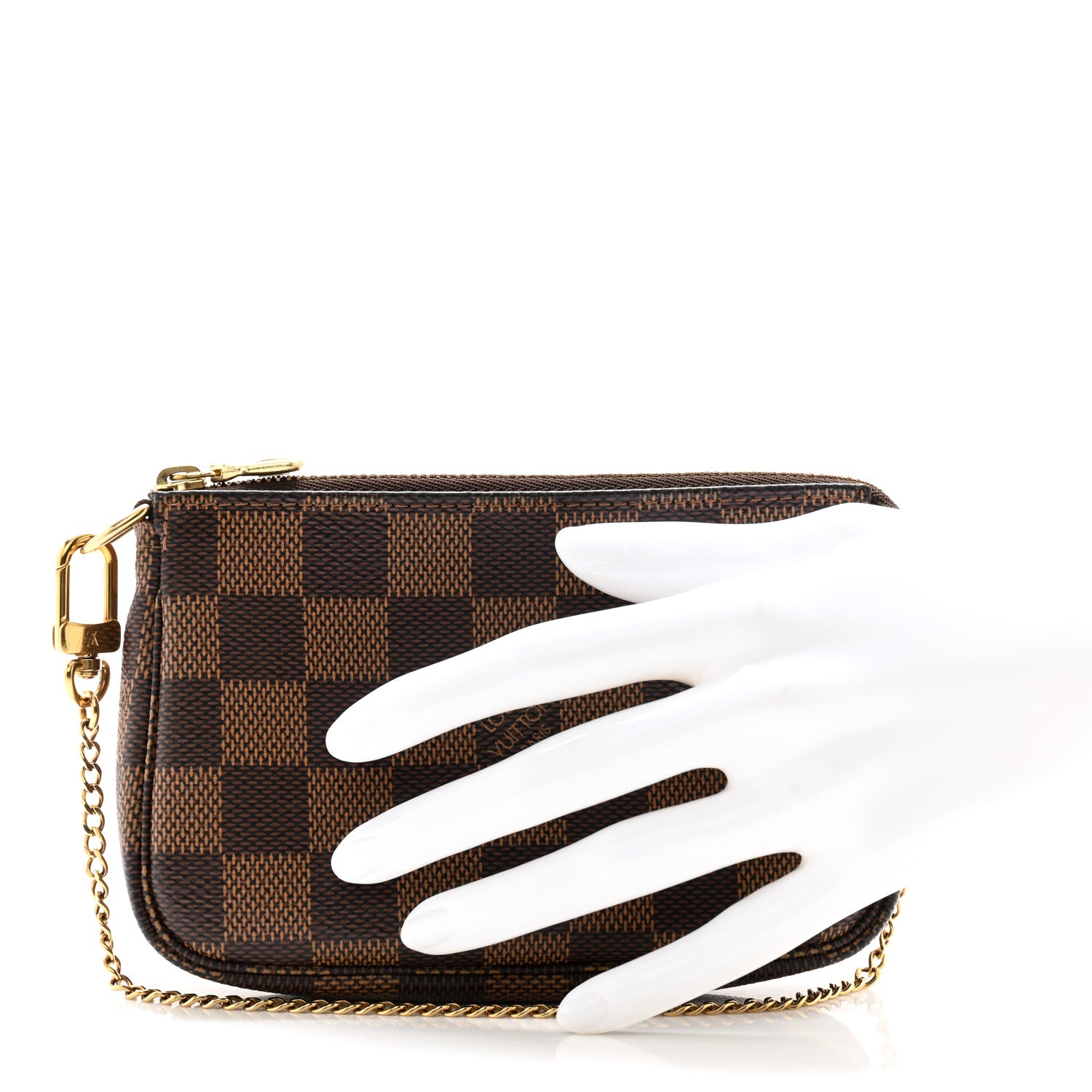 Louis Vuitton LOUIS VUITTON Damier Ebene Mini Pochette Accessories 2 of 11