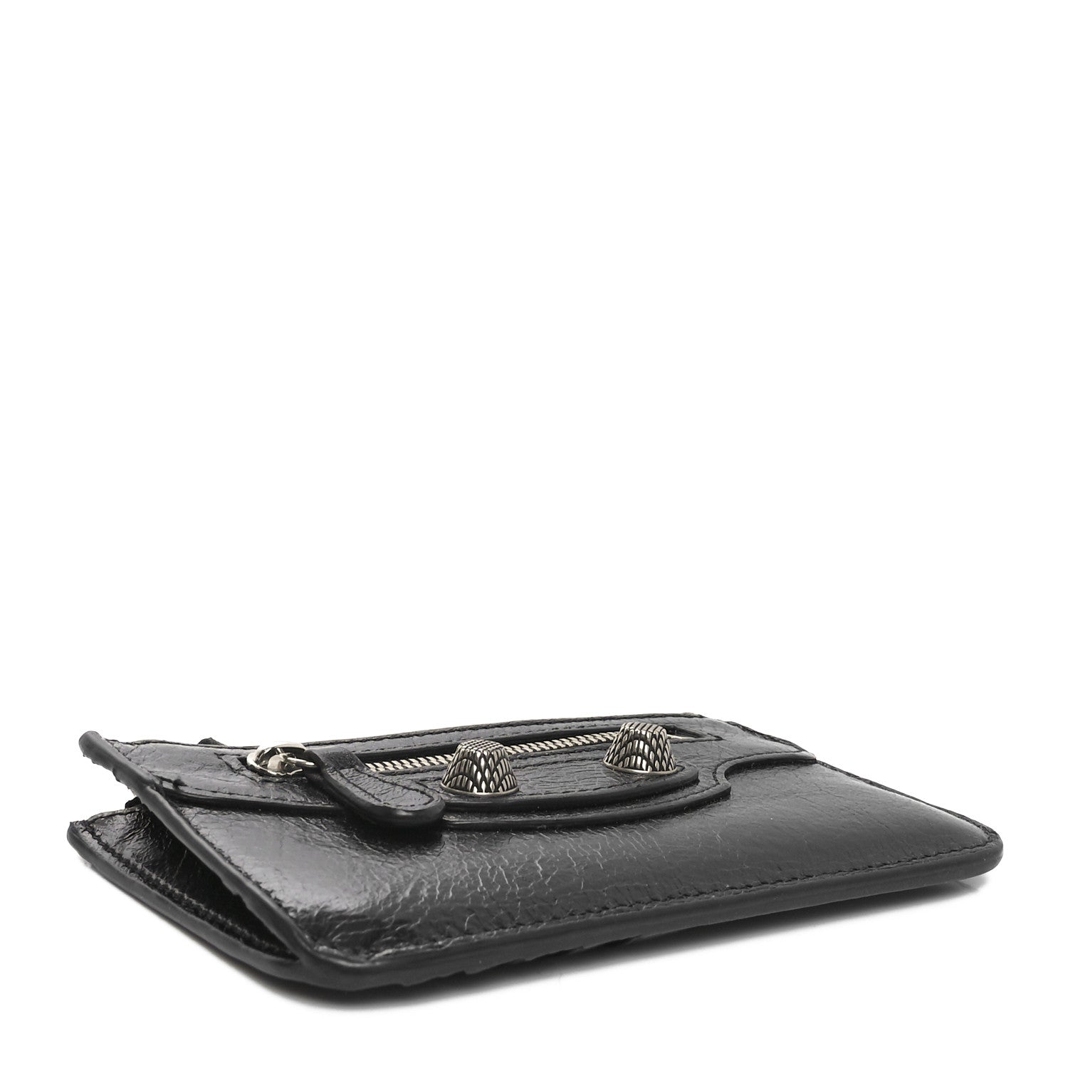 Balenciaga Agneau Le Cagole Coin Card Holder Black 4 of 10