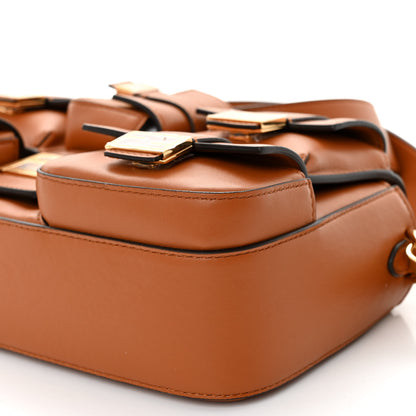 Fendi Shiny Nappa Multipocket Baguette Brandy 9 of 9