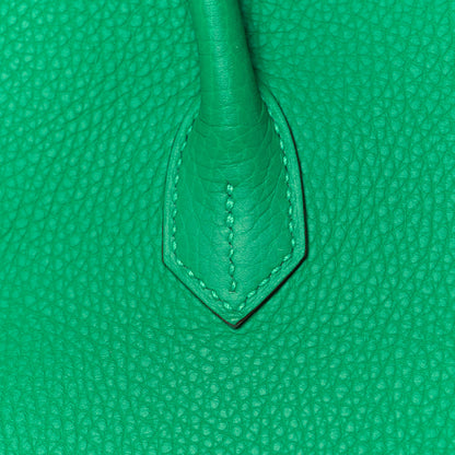 Hermes Taurillon Clemence Birkin 35 Menthe 12 of 34