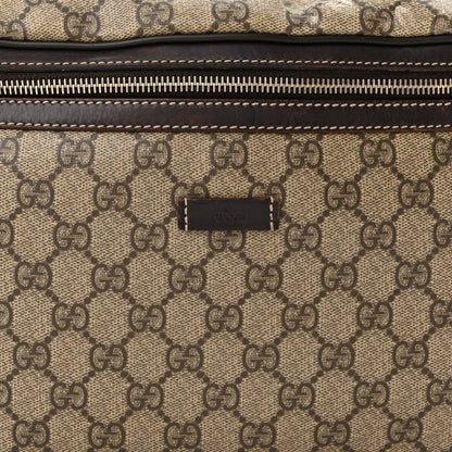 Gucci GG Supreme Monogram Belt Bag Dark Brown 8 of 12