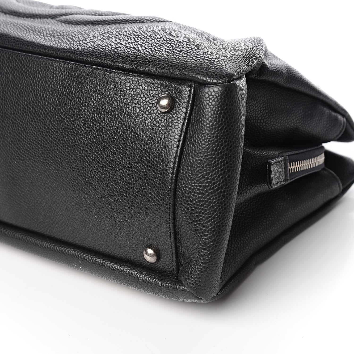 Chanel Caviar CC Shoulder Bag Black 9 of 10